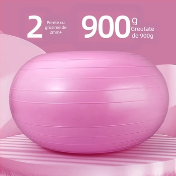 Minge de yoga PVC, formă gogoașă îngroșată, 900 g, pentru fitness și stabilitate postnatală