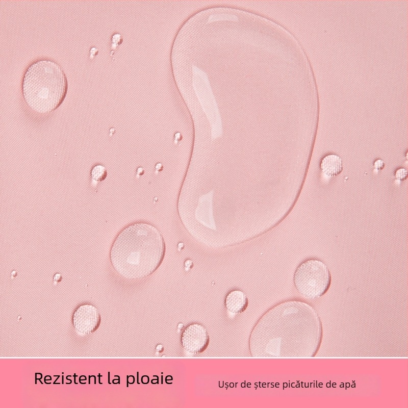 Pelerină de ploaie pentru copii în stil colegiu, cu rucsac, cu margine mare, țesătură Chun yafang, strat TPU, reutilizabil, 400 g