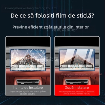 Protecție pentru ecran din sticlă temperată pentru display-ul central de navigație BYD Tang L — turnare monolitică, anti-amprentare, rezistent la zgârieturi și uzură, rezistent la temperaturi ridicate/scăzute