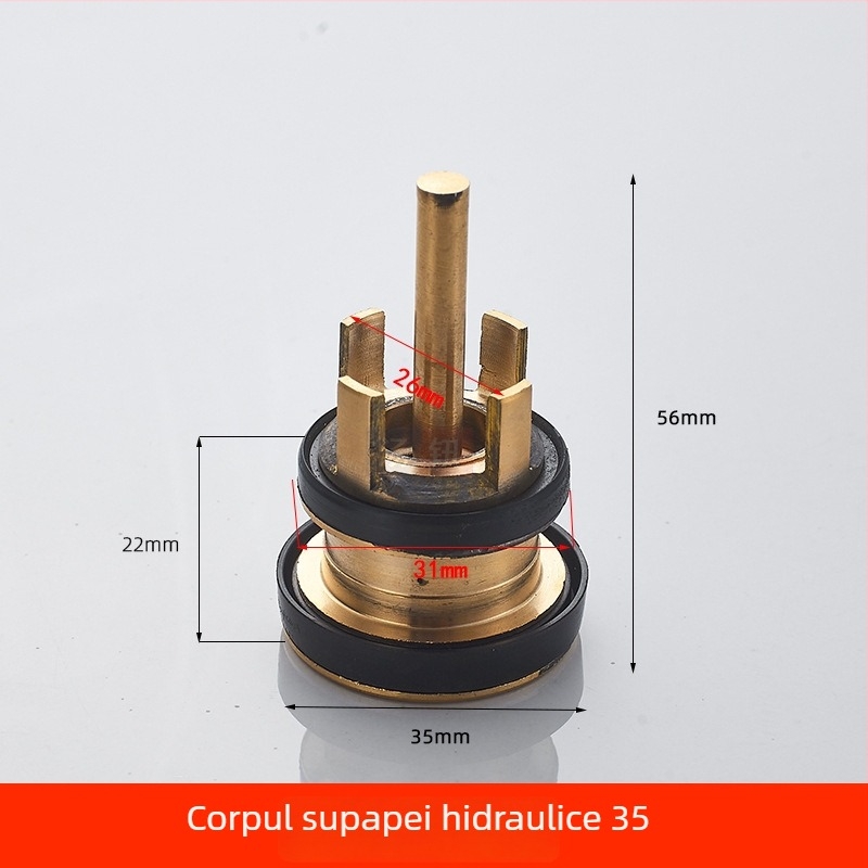 Valvă de spălare încastrată în perete pentru toaletă de tip squat, reglaj cu apă întârziat de 1 inch, comutator pedala, model 311B, cupru