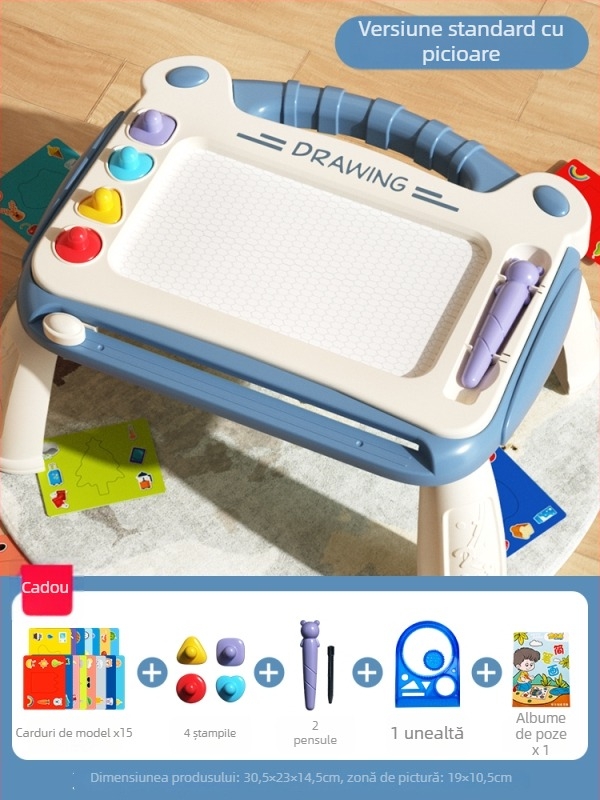 Jucărie educativă pentru copii, construcție din plastic, dezvoltare de abilități, pentru vârste 4–6 ani, ambalaj într-o cutie colorată