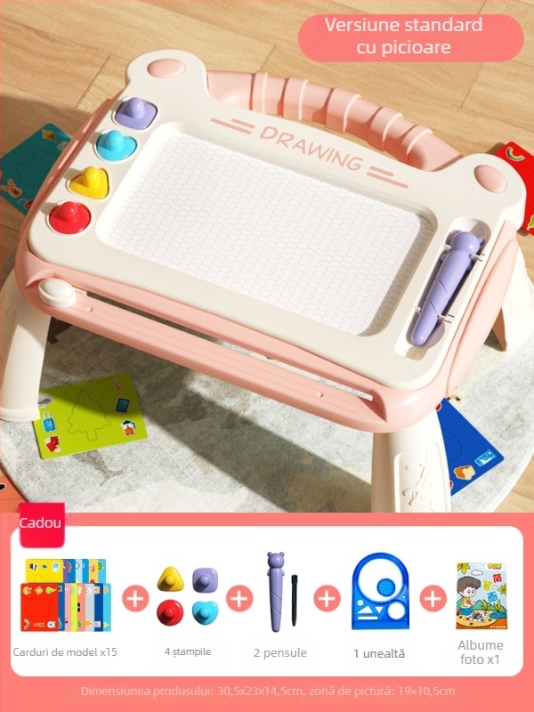 Jucărie educativă pentru copii, construcție din plastic, dezvoltare de abilități, pentru vârste 4–6 ani, ambalaj într-o cutie colorată