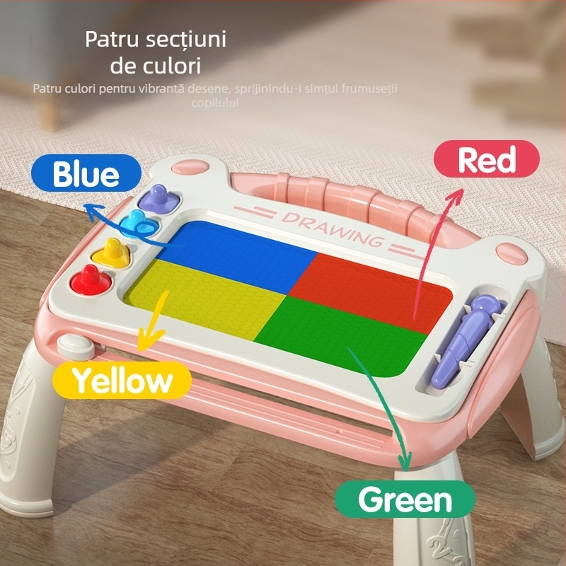 Jucărie educativă pentru copii, construcție din plastic, dezvoltare de abilități, pentru vârste 4–6 ani, ambalaj într-o cutie colorată