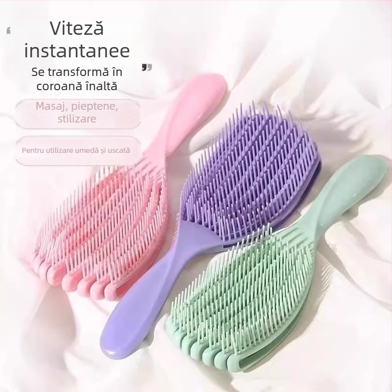 Pengyi Pieptene de masaj pentru femei – fără noduri, masaj scalp, descurcare facilă
