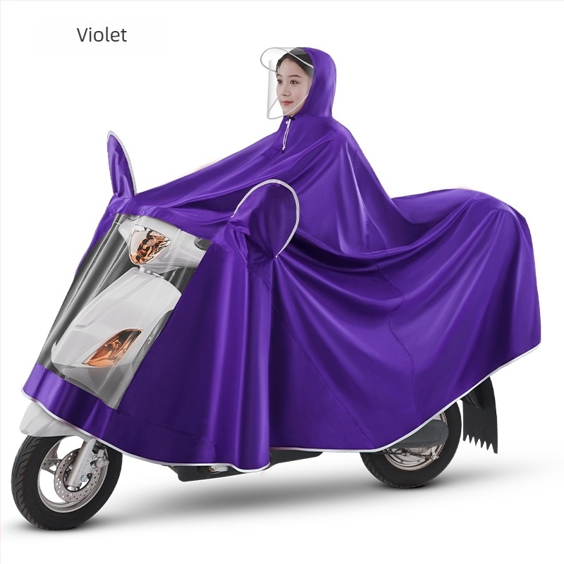 Poncho pentru bicicletă, țesătură PVC, subțire, strat PU impermeabil, imprimare logo posibil