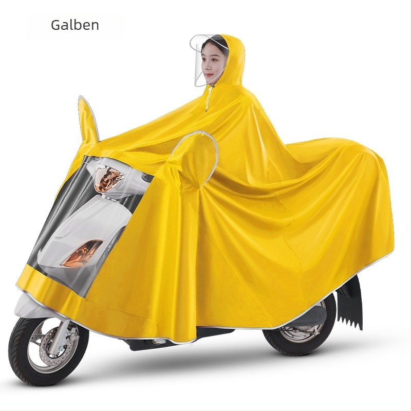 Poncho pentru bicicletă, țesătură PVC, subțire, strat PU impermeabil, imprimare logo posibil