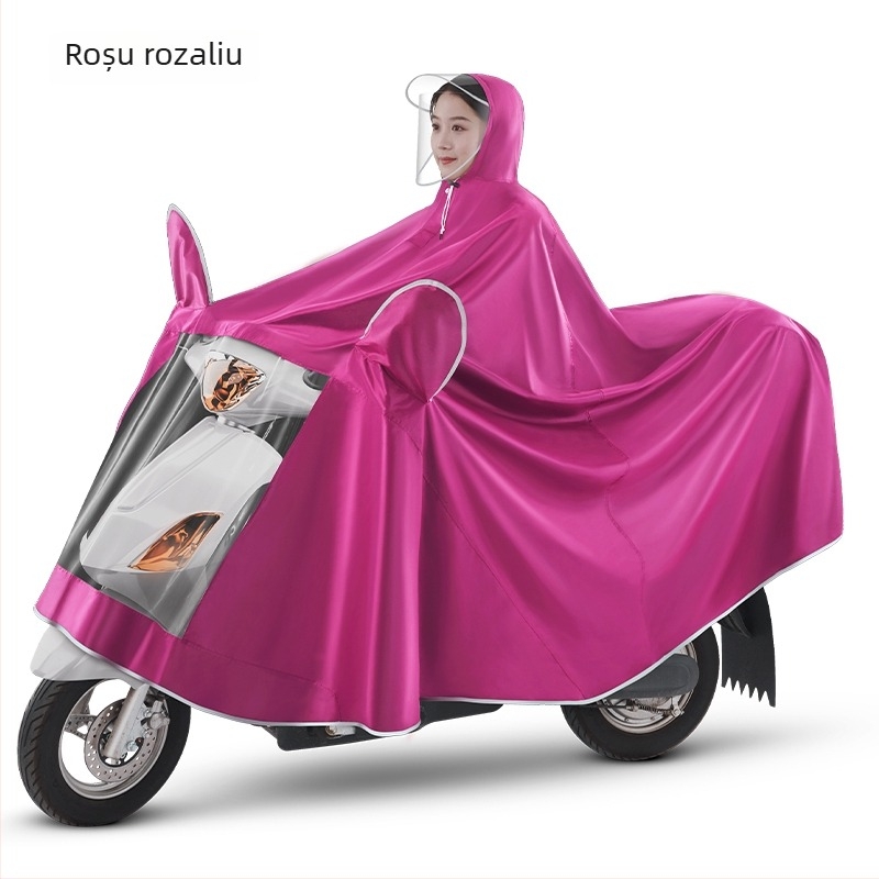 Poncho pentru bicicletă, țesătură PVC, subțire, strat PU impermeabil, imprimare logo posibil