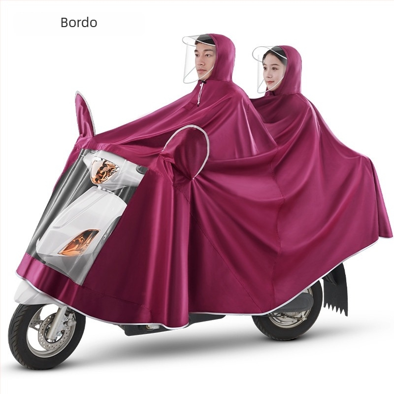 Poncho pentru bicicletă, țesătură PVC, subțire, strat PU impermeabil, imprimare logo posibil