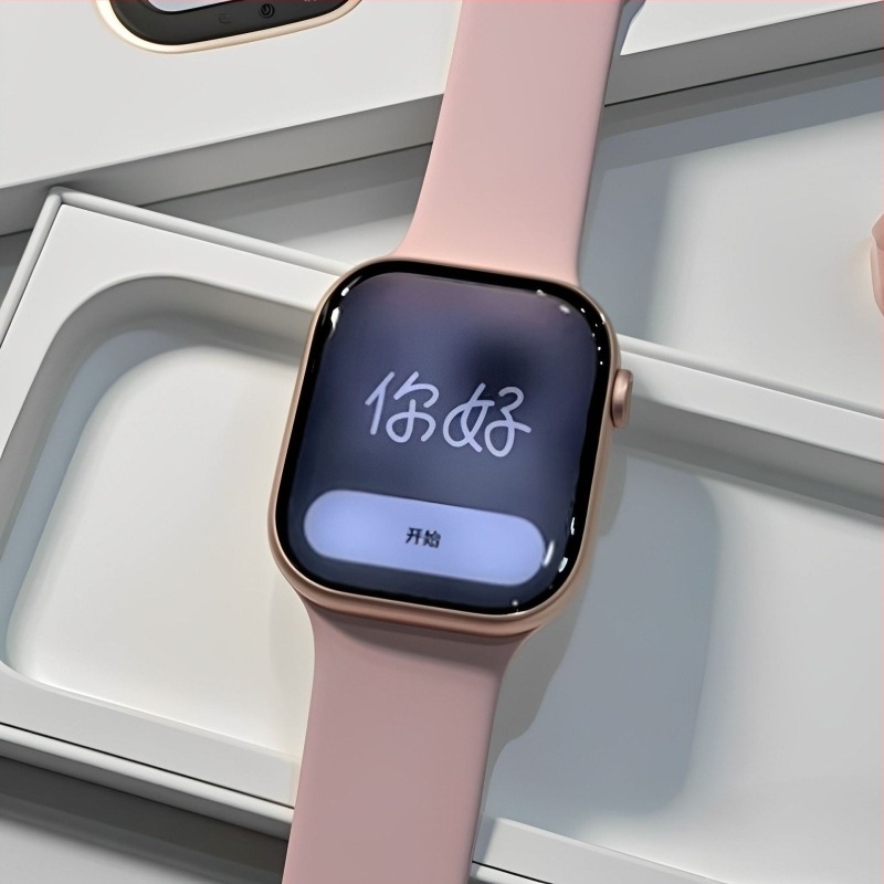 Ceas inteligent S10 cu ecran AMOLED, monitorizare ritm cardiac, notificări și apeluri Bluetooth, încărcare wireless