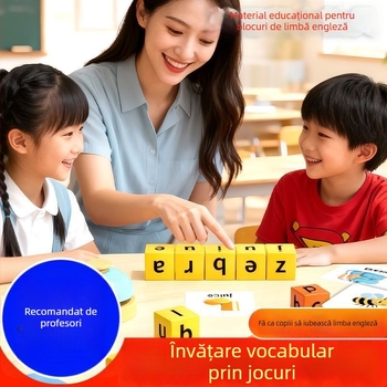 Joc educațional de masă: potrivirea literelor alfabetului englez pentru copii 3–6 ani, învățare interactivă părinte-copil