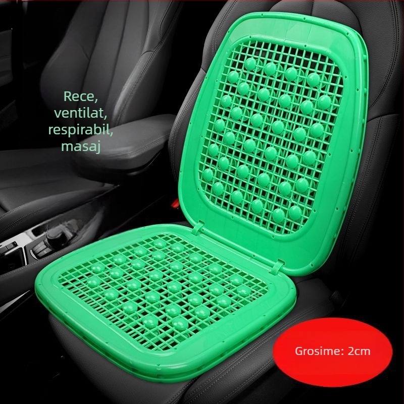 Beiding pernă scaun PVC pentru stivator și excavator, design ventilat cu două straturi, din plastic universal