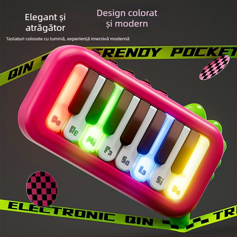 Set educațional muzical pentru sugari — Rattle, Hand Drum, Harmonica, Horn; Plastic; Vârsta 0–3 ani; Certificare 3C 2023152202045944