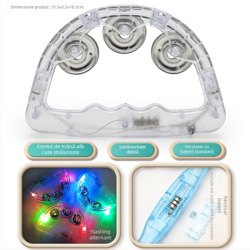 Set educațional muzical pentru sugari — Rattle, Hand Drum, Harmonica, Horn; Plastic; Vârsta 0–3 ani; Certificare 3C 2023152202045944