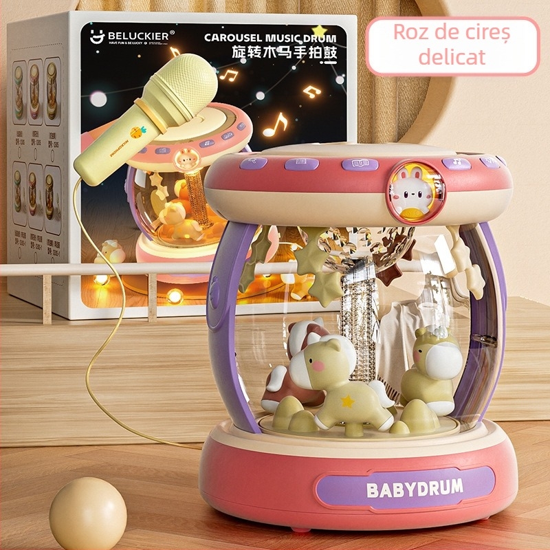 Set educațional muzical pentru sugari — Rattle, Hand Drum, Harmonica, Horn; Plastic; Vârsta 0–3 ani; Certificare 3C 2023152202045944