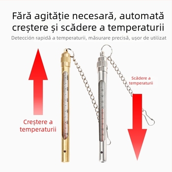 Termometru minier cu husă din cupru și husă din oțel inoxidabil pentru temperatura apei (Material: Alte; Origine: Alte; Neimportat; Categorie: Alte; Funcție: Alte)