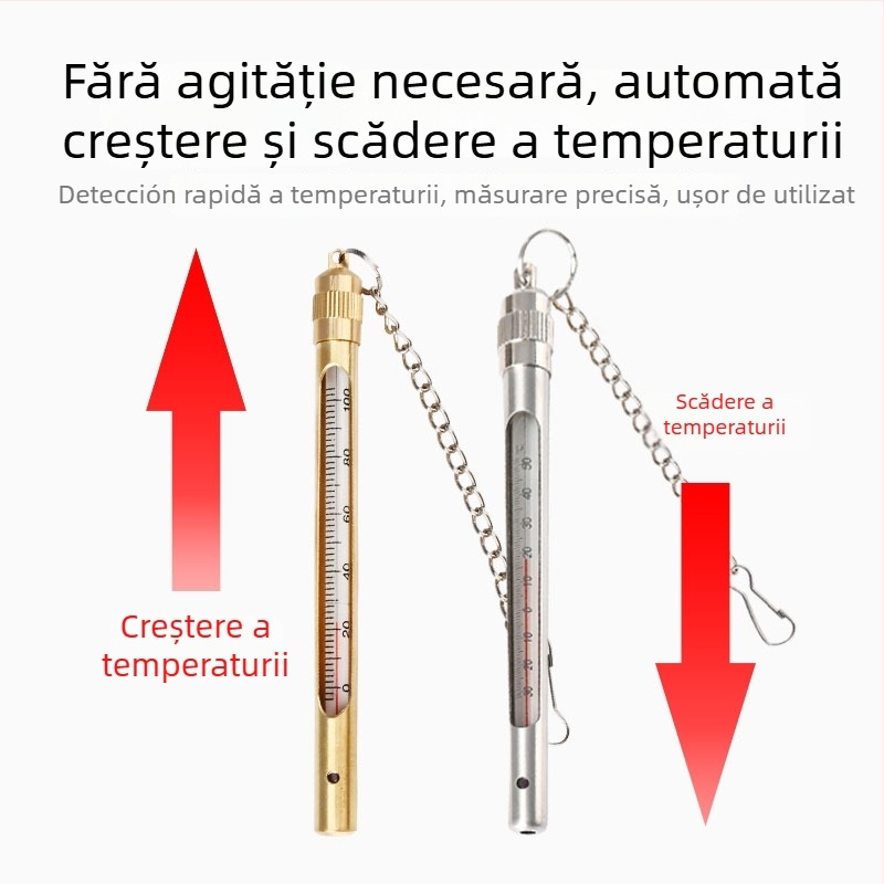 Termometru minier cu husă din cupru și husă din oțel inoxidabil pentru temperatura apei (Material: Alte; Origine: Alte; Neimportat; Categorie: Alte; Funcție: Alte)