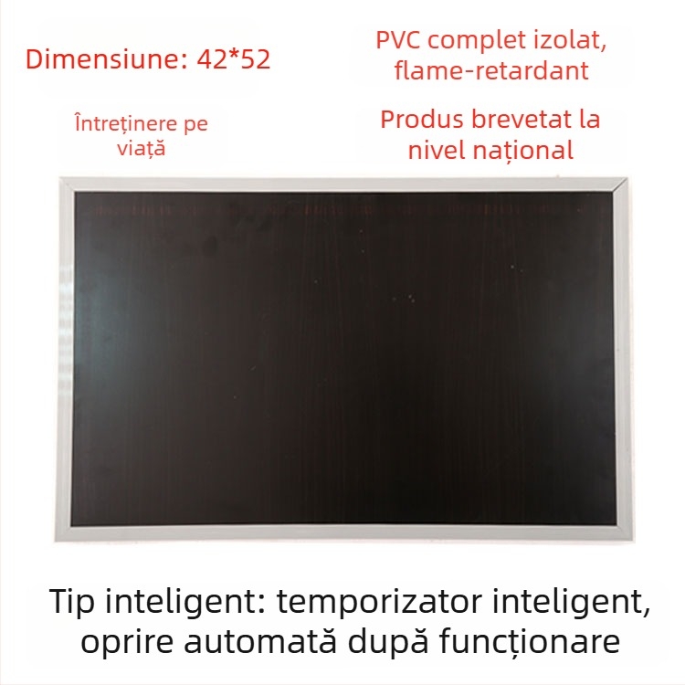 Talpă încălzită din piele naturală, alimentare USB, plug-in, papuci de casă unisex