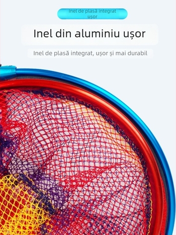 Cap de plasă din aliaj de aluminiu, plasă Nano+ lipită – plasă fină de pescuit cu ochi mari pentru exterior