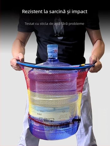 Cap de plasă din aliaj de aluminiu, plasă Nano+ lipită – plasă fină de pescuit cu ochi mari pentru exterior