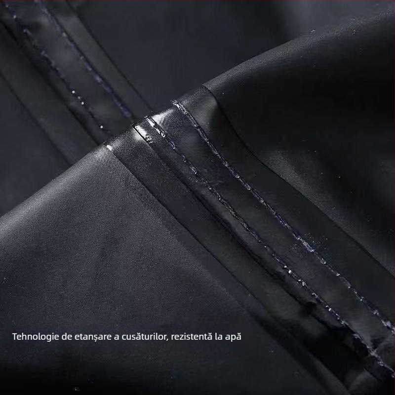 Impermeabil pentru adulți, set din două părți, material Oxford, strat PVC, grosimea țesăturii 23, potrivit pentru ciclism și vehicule electrice