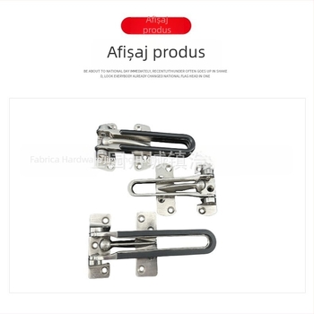 Zăvor de ușă din aliaj de zinc, antifurt, finisaj electroplacat, stil modern minimalist