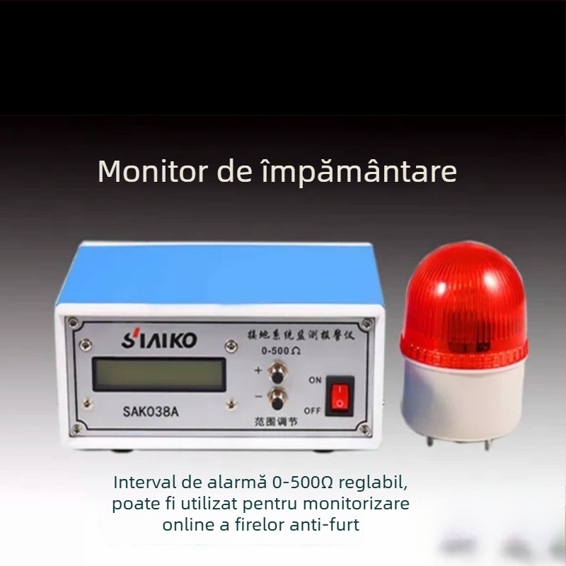 Siaiko Sak038a Alarmă de monitorizare a împământării, 0-500 Ω, 220 V