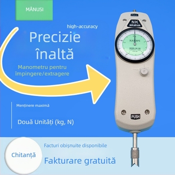 Dinamometru cu indicator, model NK20N, capacitate 2 kg, precizie 1%, interval de măsurare 0-500 N