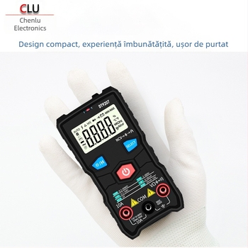 Multimetru digital DT9207 (Gama automată; DC 6-600V; AC 6-600V; Capacitate 0-60µF)
