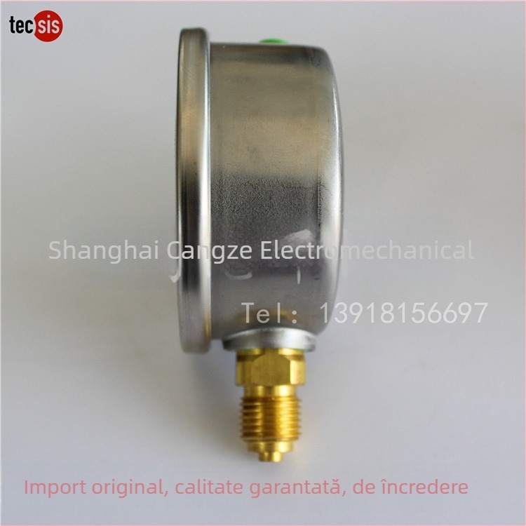 Manometru de presiune de precizie – German tecsis – conexiune radială G1/4 – Ø63 – interval 0–1 MPa – acuratețe 1,6%