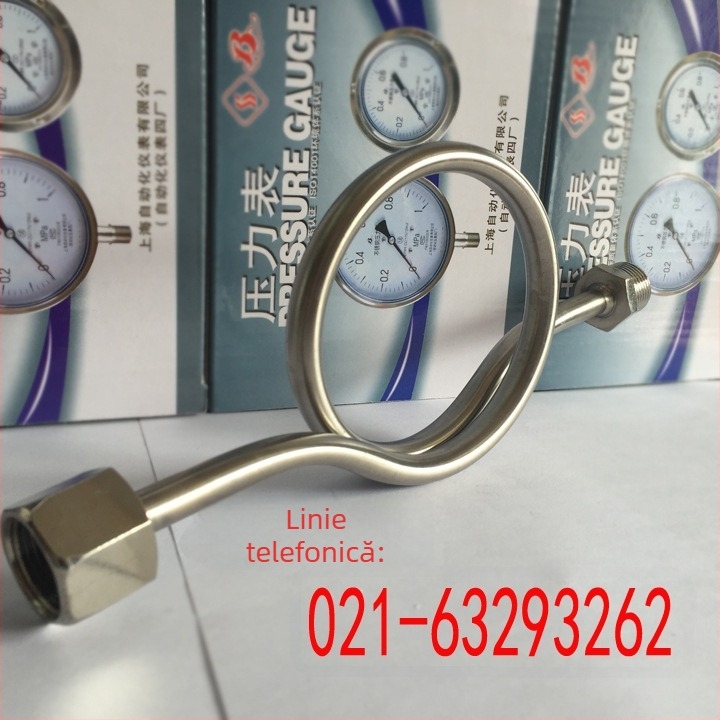 Tubă buffer pentru manometru — manometru vid, Brand Shanghai Quanhao, Model M14*1.5 / M20*1.5
