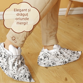 Acoperire pentru pantofi, din material nețesut, întărită și rezistentă la uzură, pentru utilizare în încăperi curate, reutilizabilă