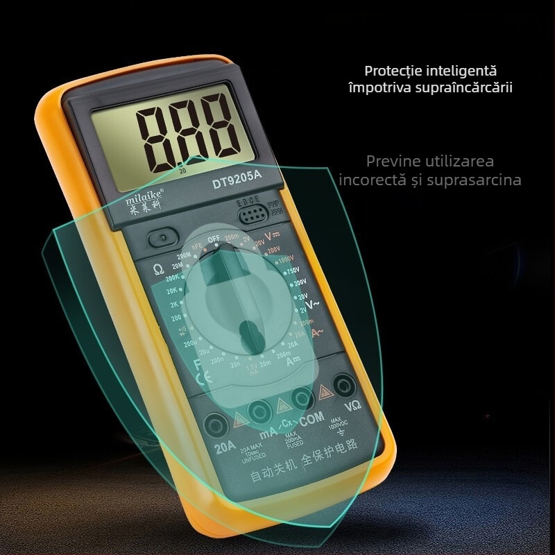 MILAIKE DT9205A Multimetru Digital Inteligent de Înaltă Precizie cu Oprire Automată