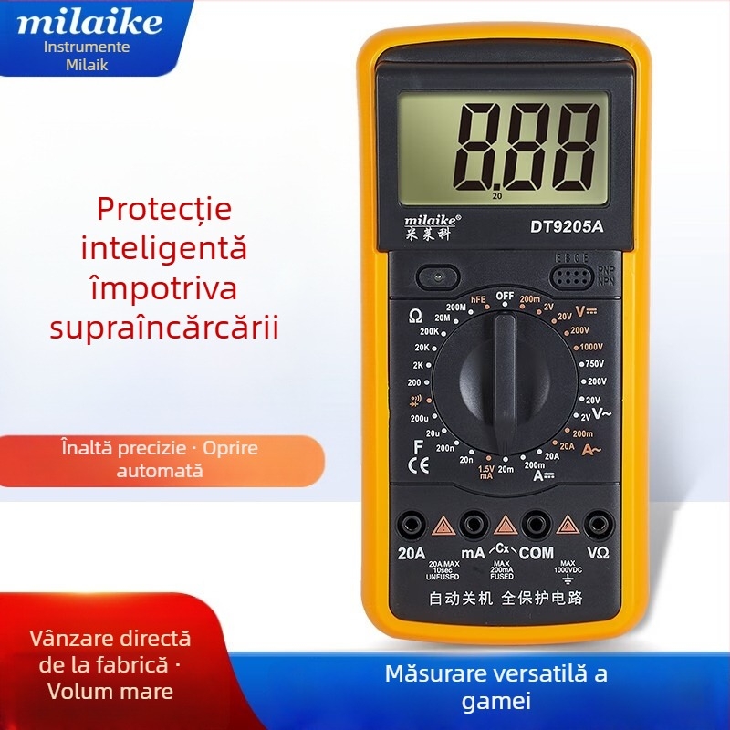 MILAIKE DT9205A Multimetru Digital Inteligent de Înaltă Precizie cu Oprire Automată