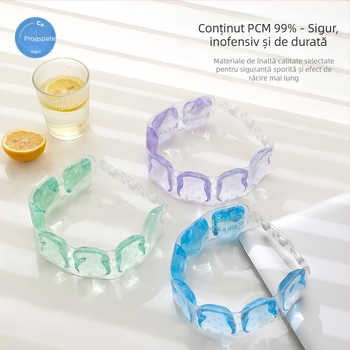 Colier de gât răcoros – Nordic stil, cu țesătură TPU și umplutură PCM, pentru prevenirea căldurii și răcire