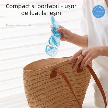 Colier de gât răcoros – Nordic stil, cu țesătură TPU și umplutură PCM, pentru prevenirea căldurii și răcire