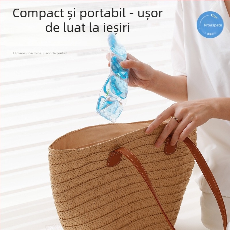 Colier de gât răcoros – Nordic stil, cu țesătură TPU și umplutură PCM, pentru prevenirea căldurii și răcire