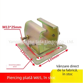 Huistar ZT-W65 șină de echilibrare pentru mașini de sudură — oțel, finisaj galvanizat, platformă cu patru roți, stil modern minimalist
