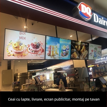 Montaj de tavan pentru televizor pentru afișaje multi-ecran, cadru din fier, compatibil cu montaj pe perete, până la 15 kg, accesoriu universal all-in-one