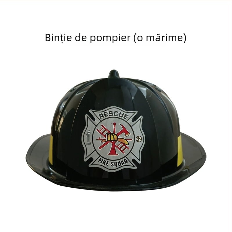 Set costum pompier copii – unisex, 100% poliester, fără guler, Hongwei brand