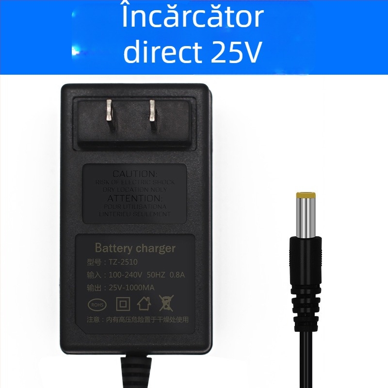 Încărcător Li‑ion pentru bormașină manuală Di Drill — compatibil cu 12V, 16,8V, 21V și 25V