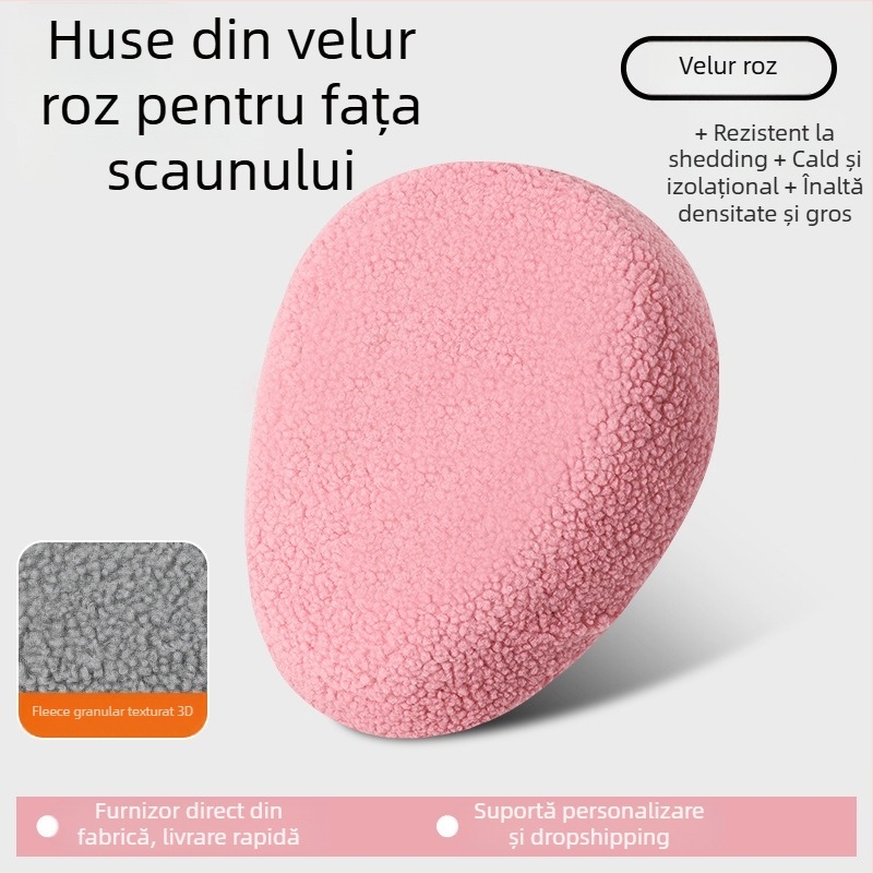 Husă pentru șa bicicletă electrică, fleece de iarnă, îngroșată, Huiying, imprimare de logo, disponibilă personalizare