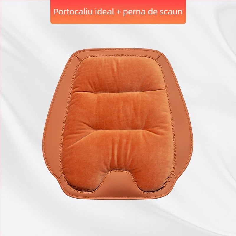 Set de perne pentru scaunul auto, flanel pluș de iarnă, umplutură din bumbac, marca Wild Cow