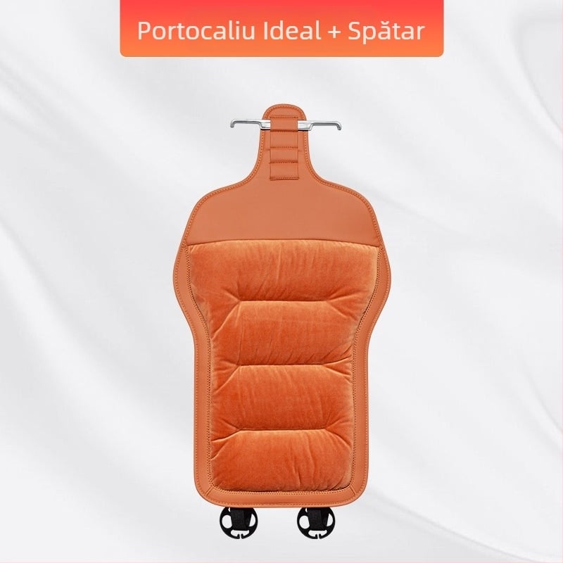 Set de perne pentru scaunul auto, flanel pluș de iarnă, umplutură din bumbac, marca Wild Cow