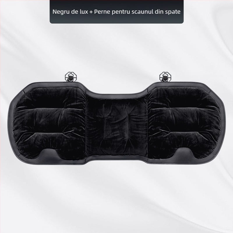 Set de perne pentru scaunul auto, flanel pluș de iarnă, umplutură din bumbac, marca Wild Cow