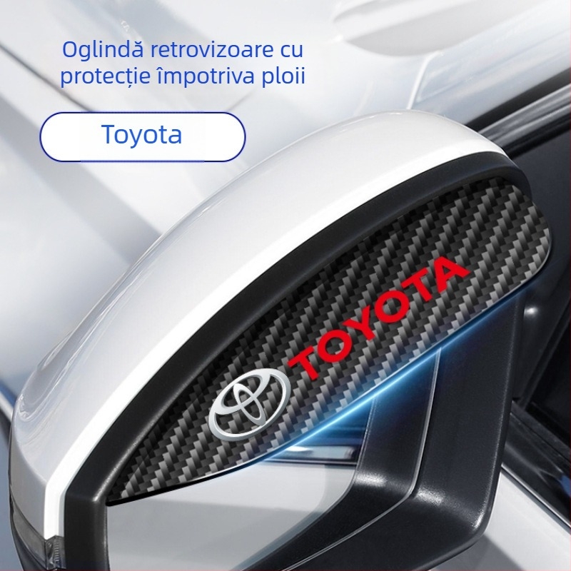 Protecție de ploaie pentru oglinda retrovizoare, fibră de carbon, Ride Sharp, nepersonalizabilă