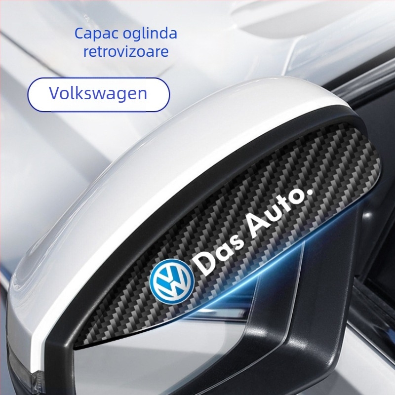 Protecție de ploaie pentru oglinda retrovizoare, fibră de carbon, Ride Sharp, nepersonalizabilă