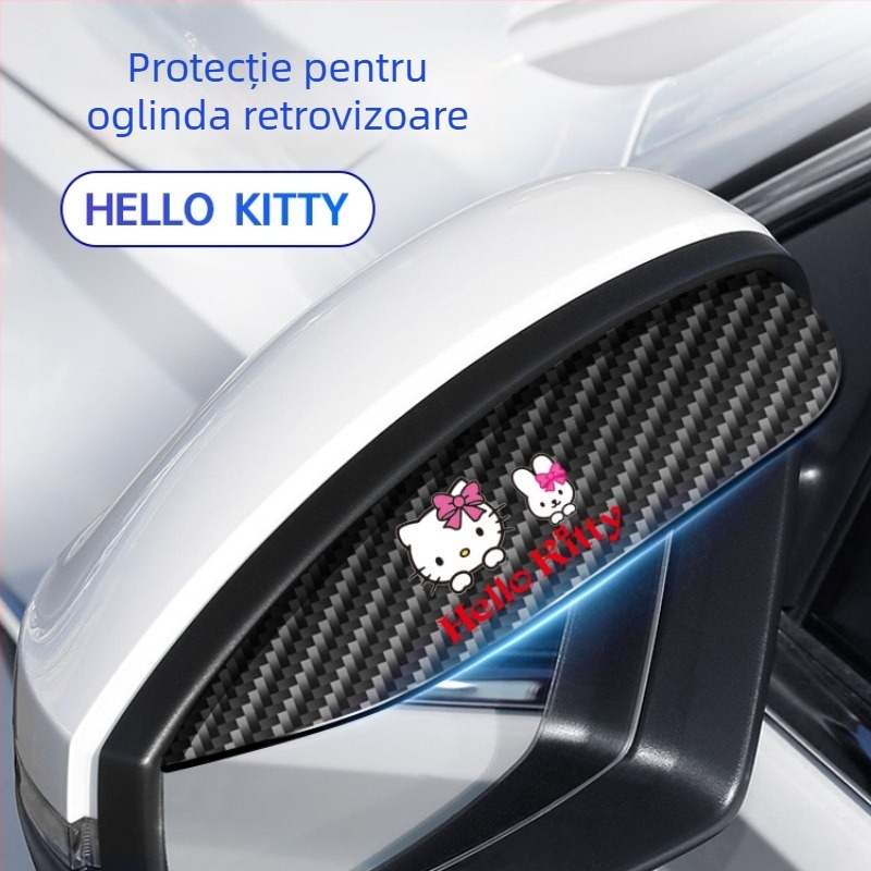 Protecție de ploaie pentru oglinda retrovizoare, fibră de carbon, Ride Sharp, nepersonalizabilă