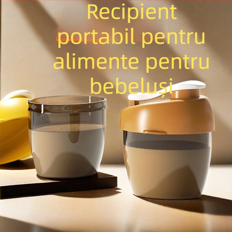 Cutie de depozitare lapte praf, recipient portabil pentru formulă de bebeluș, fără marcă, pentru nou-născuți până la 3 ani (Stil cutie: Altul; Brand: Fără; Vârstă: Nou-născuți–3 ani)