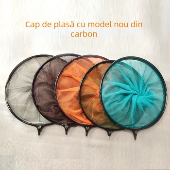 Cap de plasă pentru pescuit din fibră de carbon – uscare rapidă, ultra-ușoară, anti-încurcare, cu plasă înlocuibilă