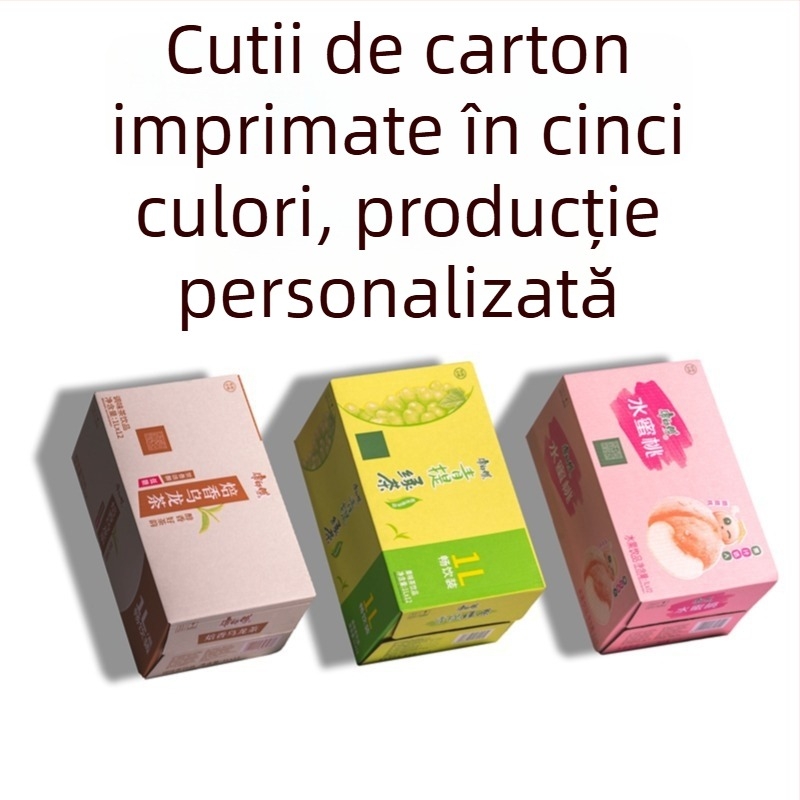 Cutie din carton kraft ondulat, personalizată, grosime 3, carton standard; potrivit pentru logistică și ambalare alimentară